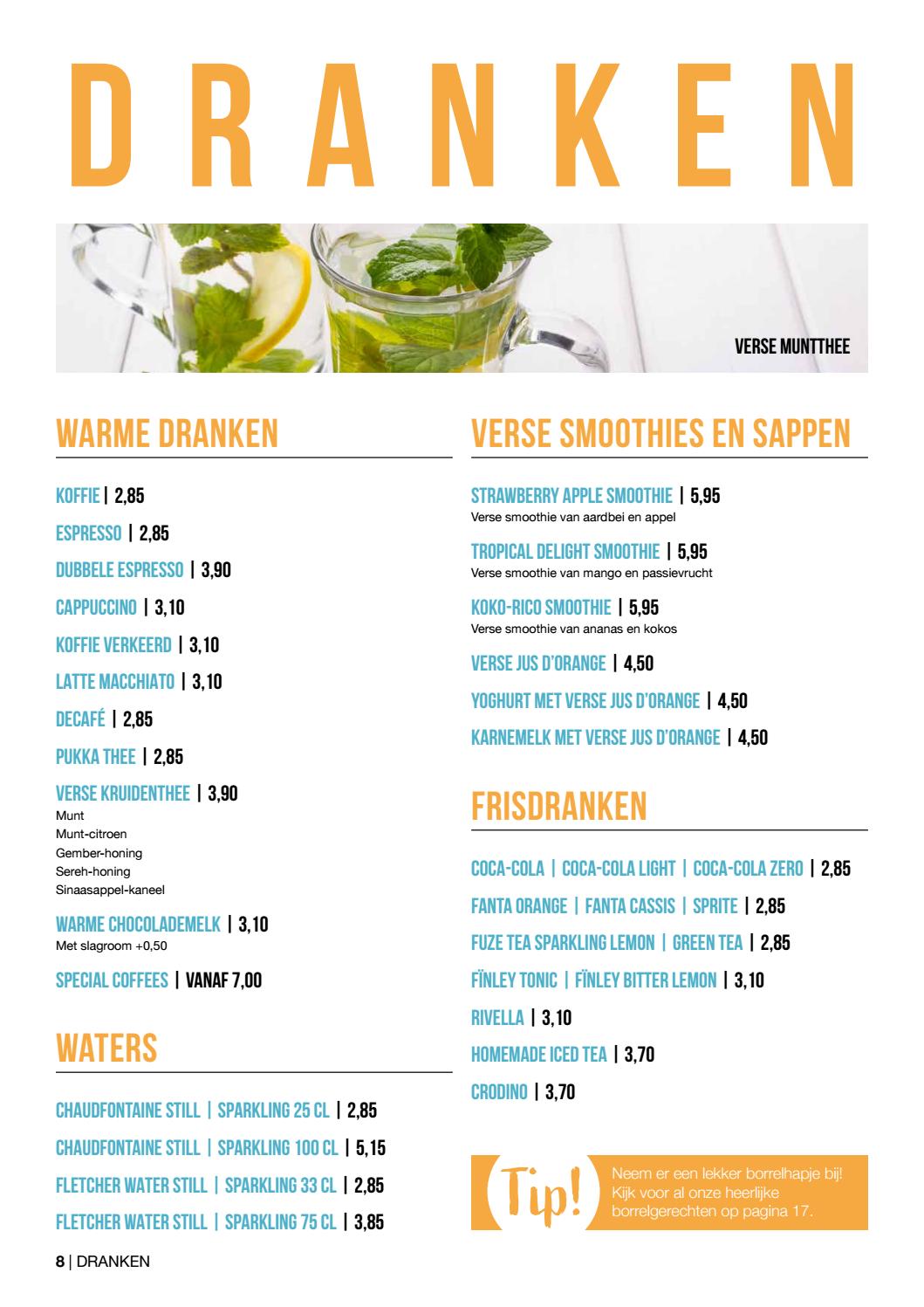 Bllue Wellness Menukaart by Fletcher Hotels Issuu