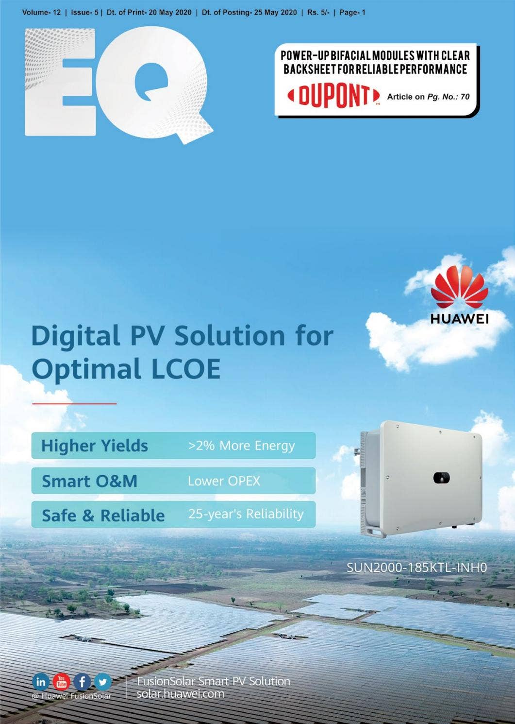 EQ Magazine May 2020 Edition by EQ Int'l Solar Media Group - Issuu
