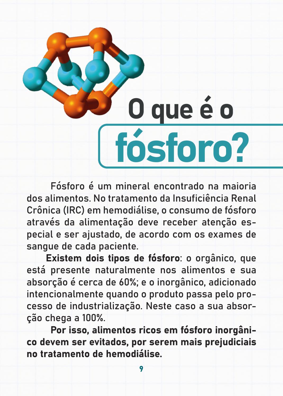 O fósforo na alimentação - orientações ao paciente renal crônico by ...