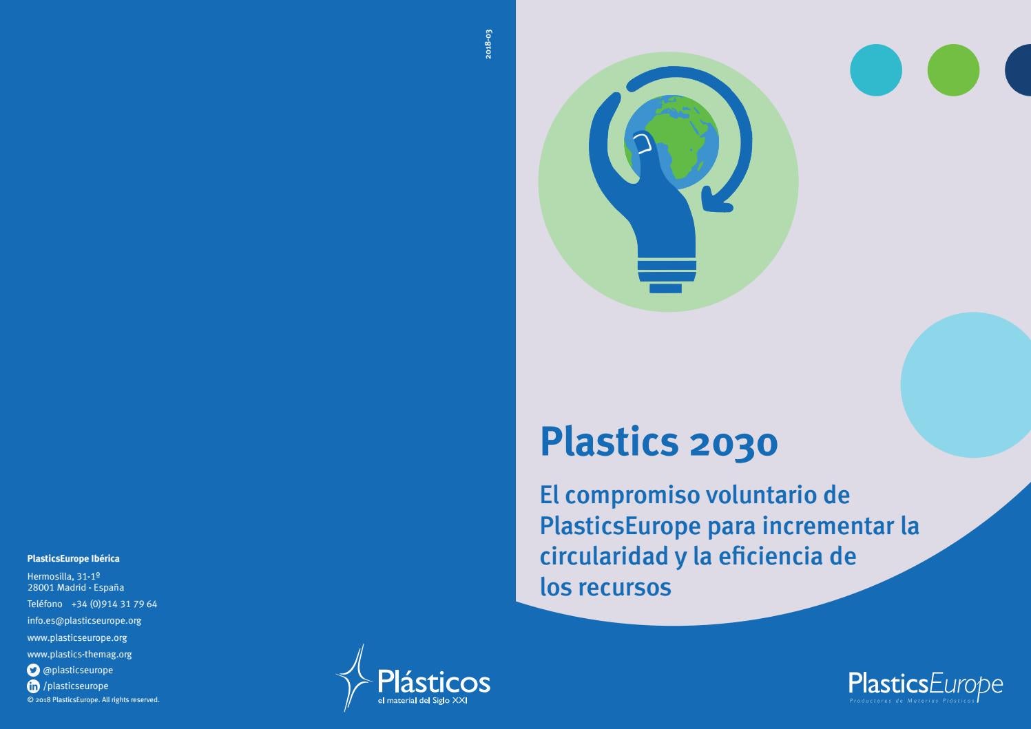 Plastics 2030 El compromiso voluntario de PlasticsEurope by