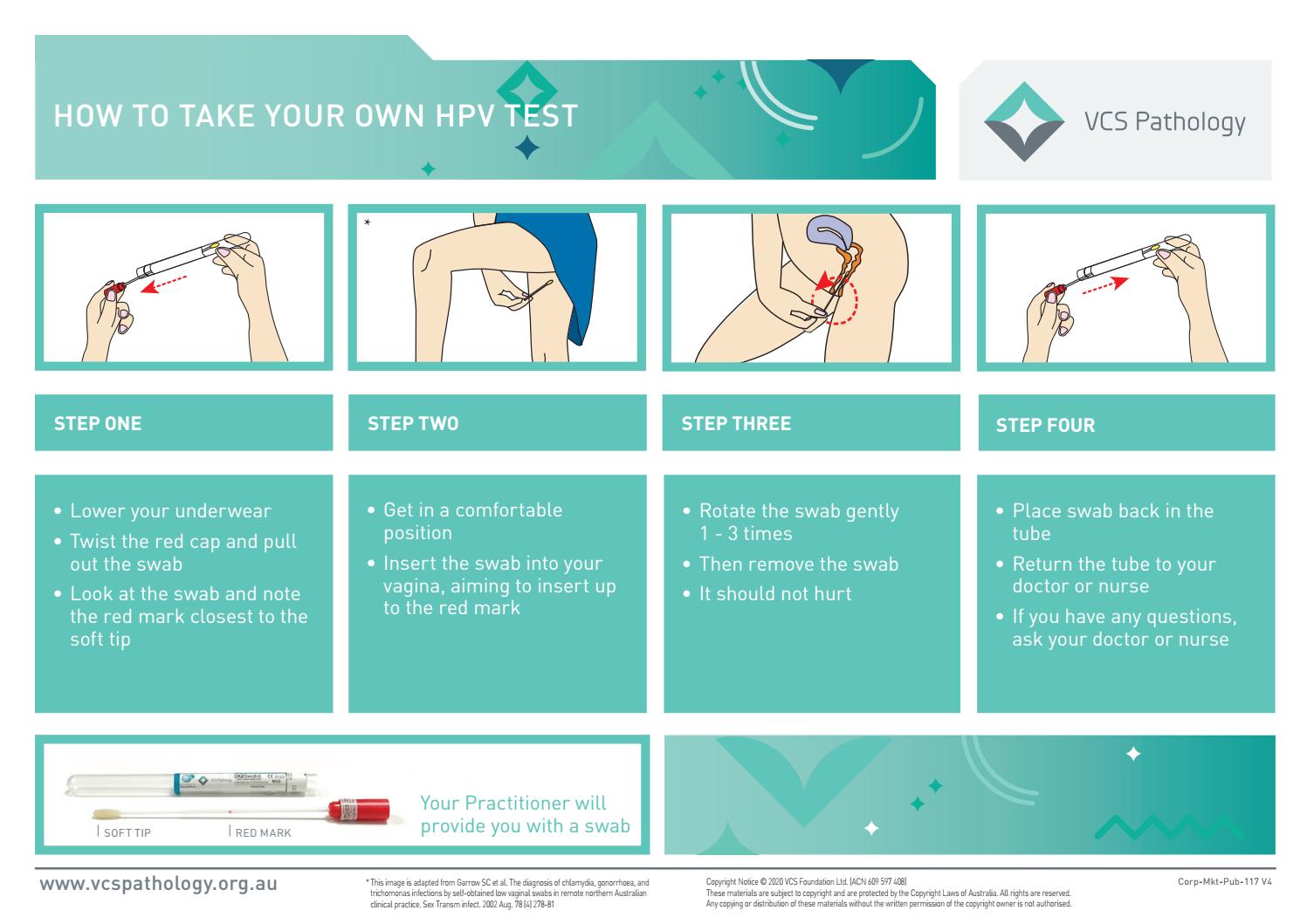 HPV Self Collection Single Page by Victorian Cytology Service Issuu