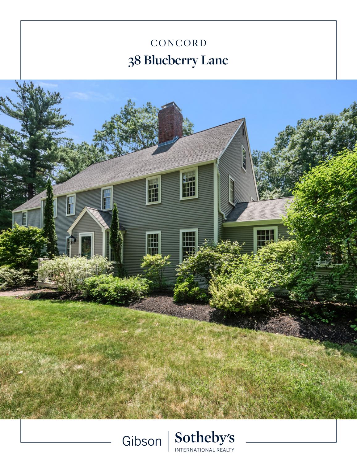 38 Blueberry Lane FULL by Gibson Sotheby's International Realty Issuu