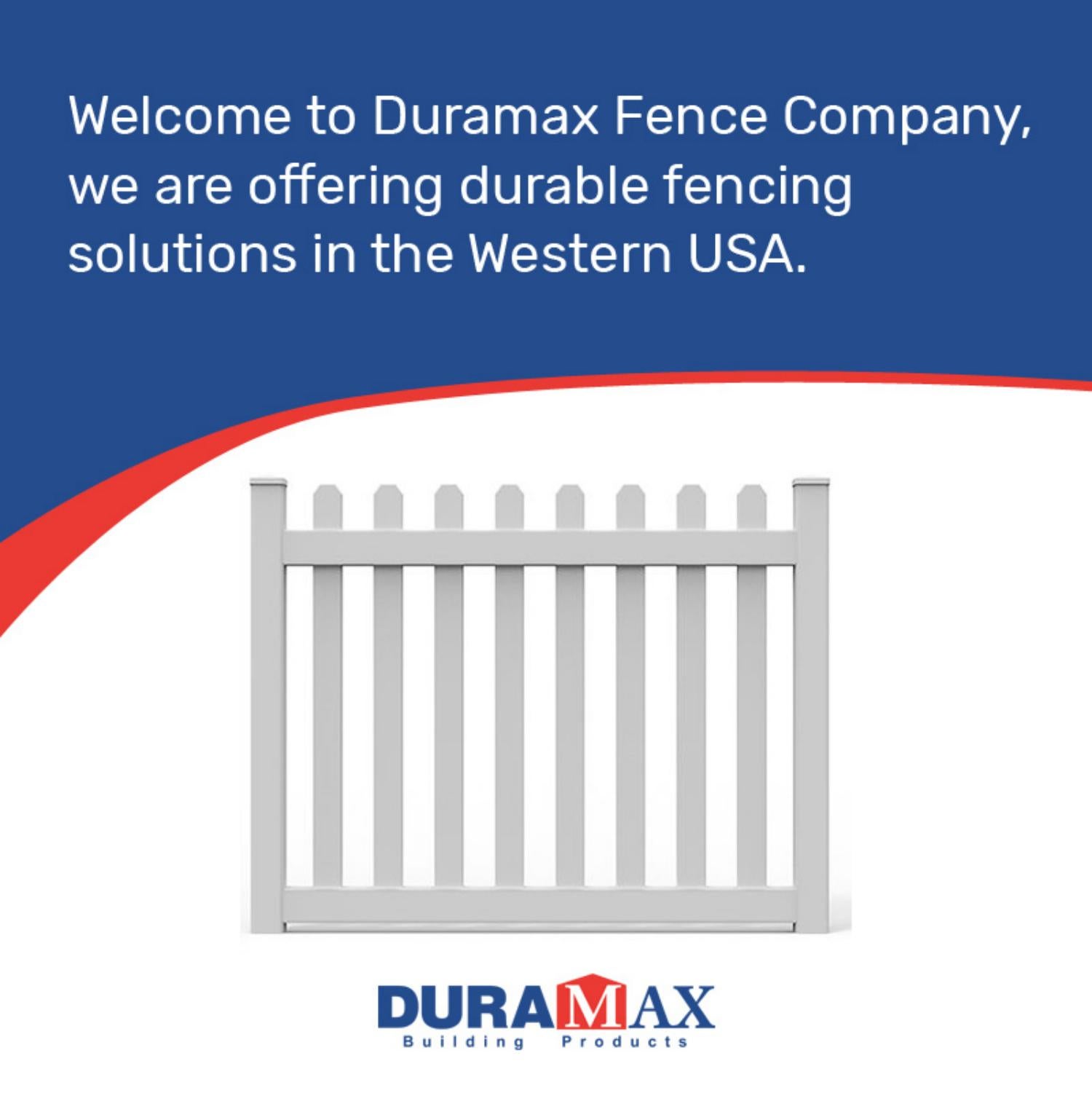Duramax is one of the most reputed vinyl fencing manufacturers in the