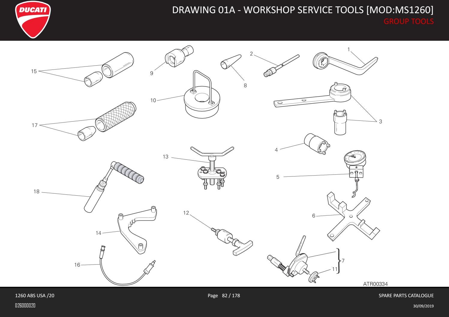 2020 Ducati Multistrada 1260 OEM Parts Diagram Ducati Omaha by Ducati