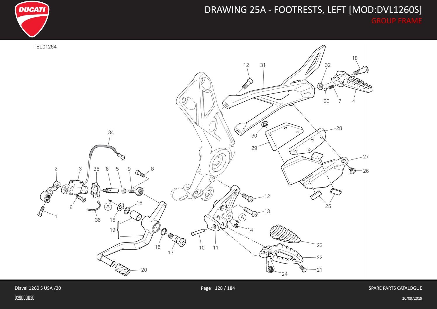 2020 Ducati Diavel 1260 S OEM Parts Diagram Ducati Omaha by Ducati Omaha Issuu