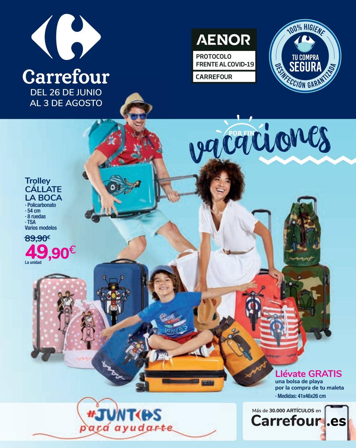carrefour maletas callate la boca