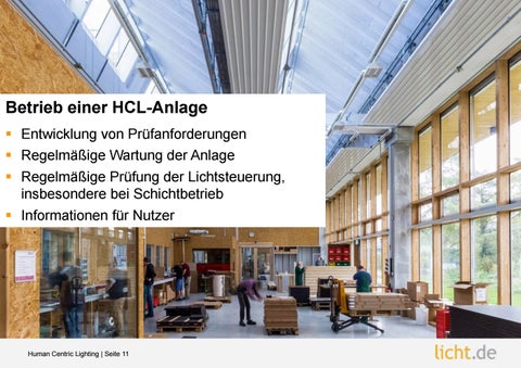 Präsentation: Human Centric 灯饰 – Definition, Planung und Betrieb 第 11 页