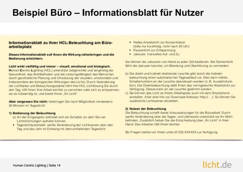 Präsentation: Human Centric 灯饰 – Definition, Planung und Betrieb 第 14 页