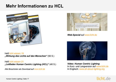 Präsentation: Human Centric 灯饰 – Definition, Planung und Betrieb 第 17 页