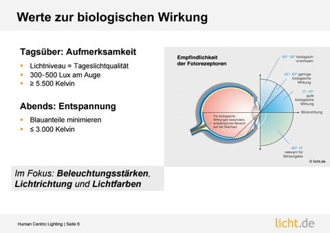 Präsentation: Human Centric 灯饰 – Definition, Planung und Betrieb 第 6 页