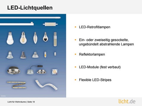 Präsentation: Licht für Wohnräume 第 18 页