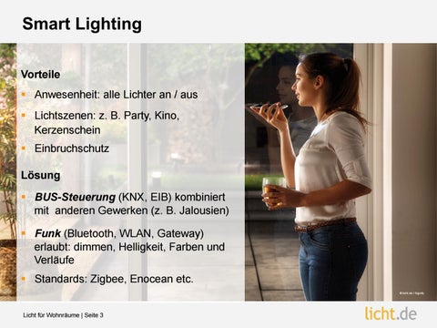 Präsentation: Licht für Wohnräume 第 3 页