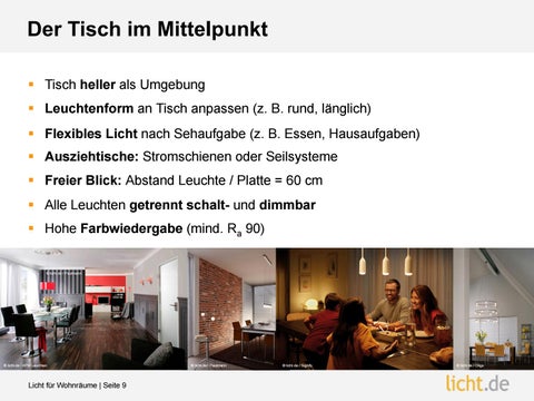 Präsentation: Licht für Wohnräume 第 9 页