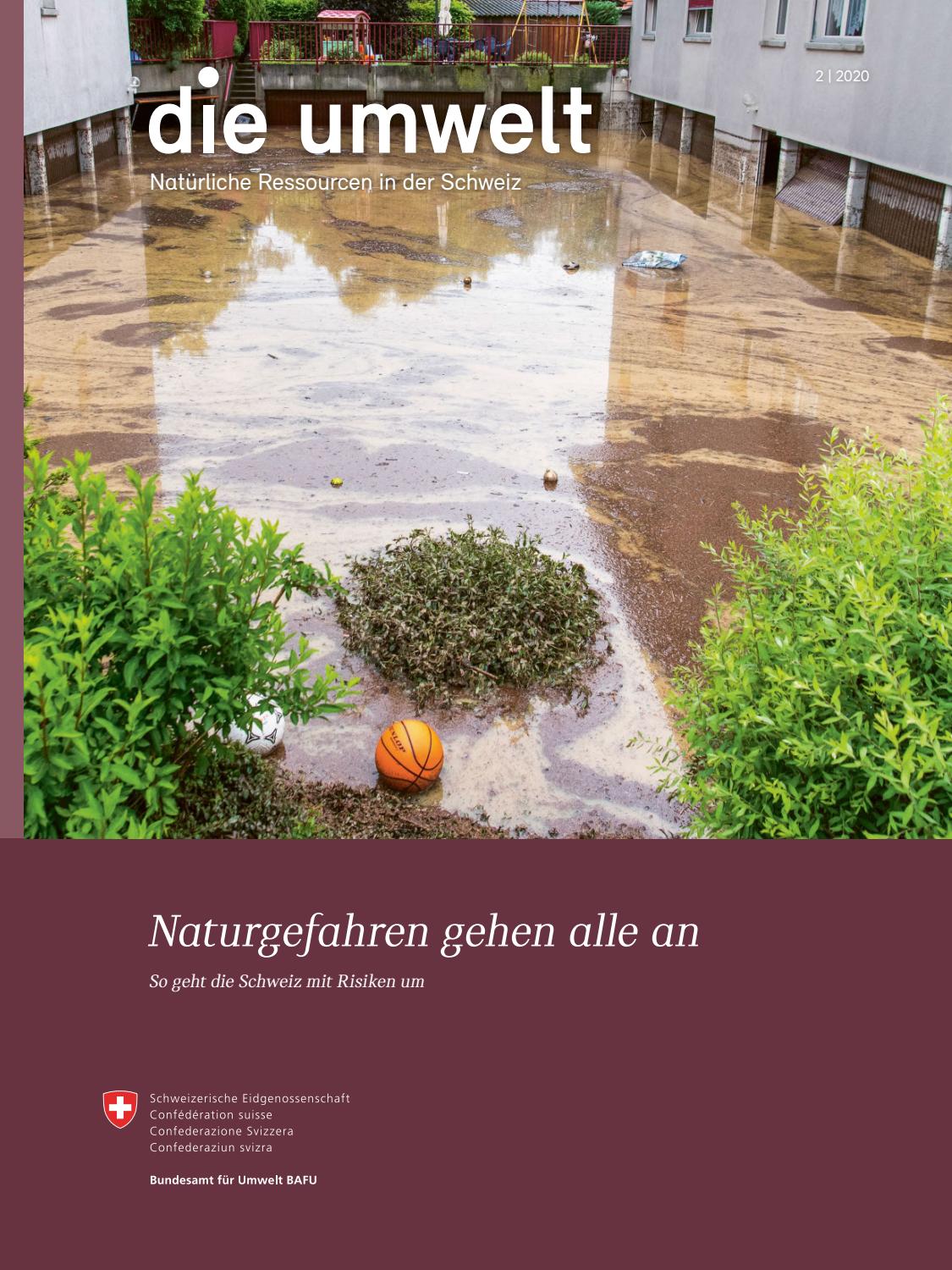 Magazin «die umwelt» 2/2020 - Naturgefahren gehen alle an by Federal Office  for the Environment FOEN - Issuu