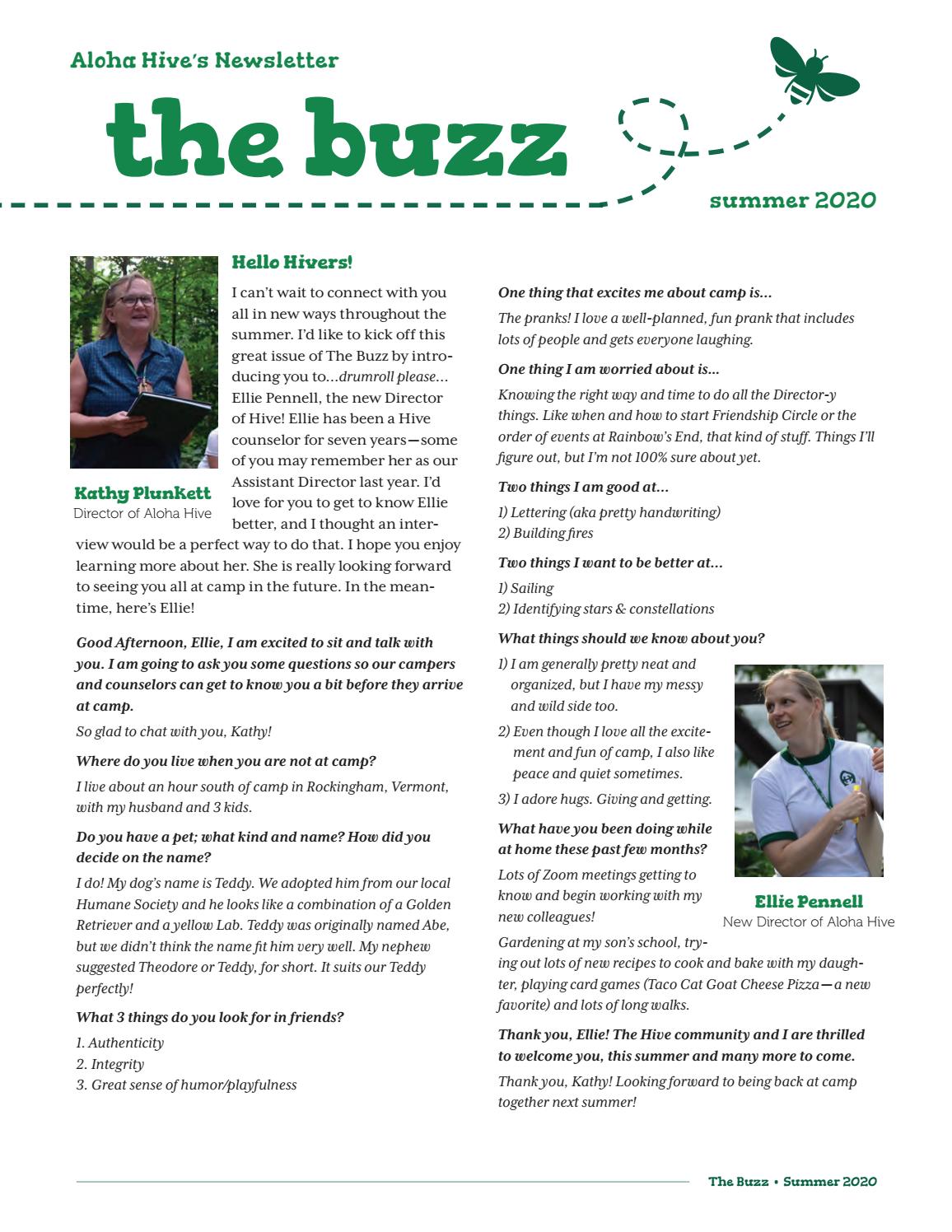 Hive Buzz Summer By The Aloha Foundation Issuu