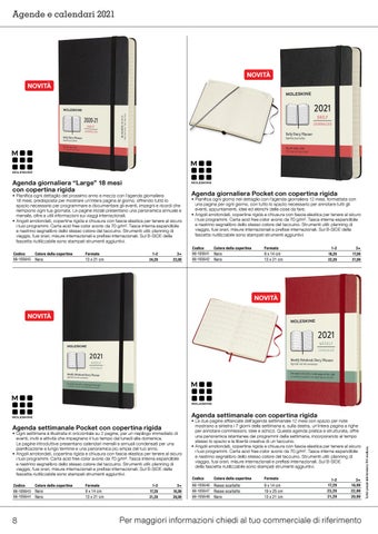 Catalogo Agende e Calendari 2021 第 8 页