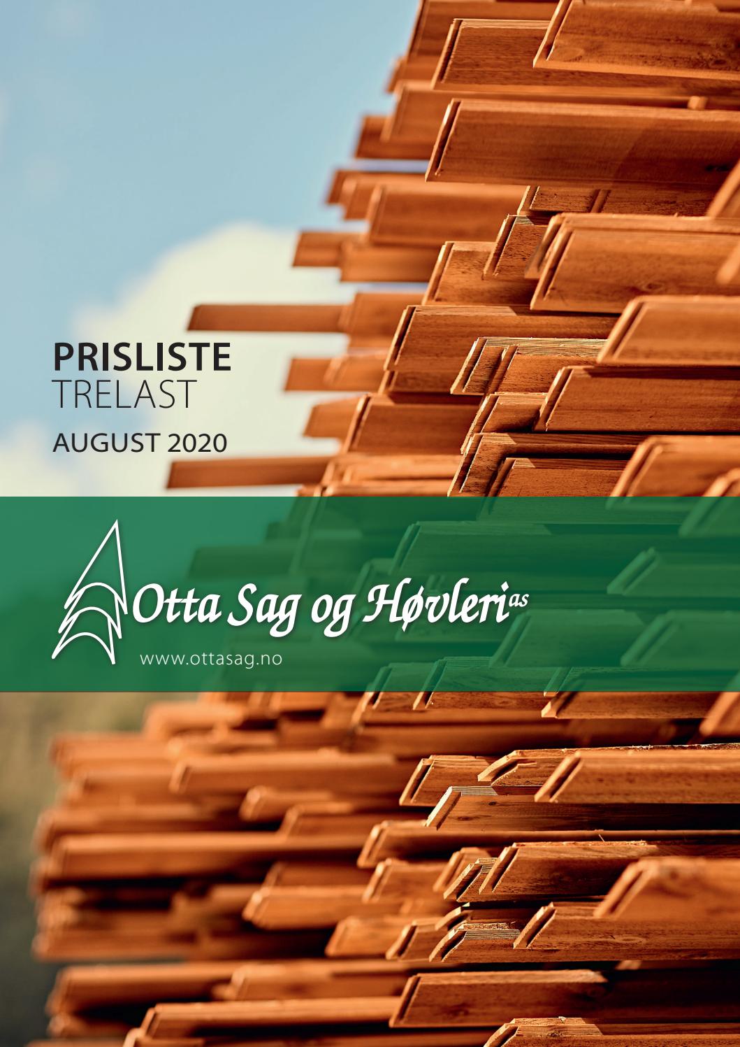 Prisliste trelast august 2020 by IGT as Issuu