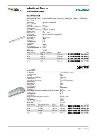 Sonepar Suisse 灯饰目录 · | Lichtprojekte 2020 / 2021 第 21 页