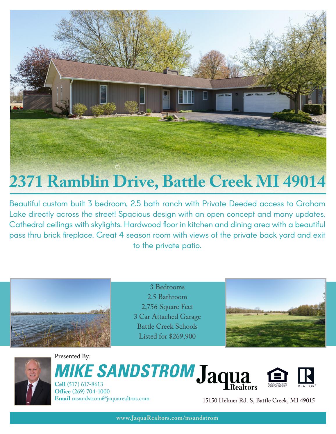2371 Ramblin Drive, Battle Creek by Jaqua Realtors Issuu
