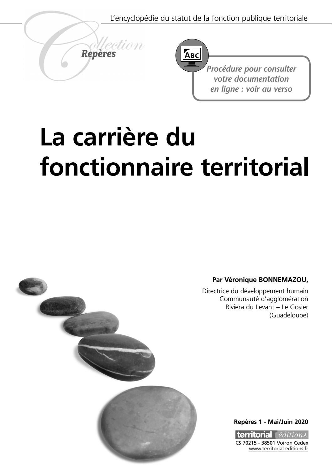La Carriere Du Fonctionnaire Territorial By Infopro Digital Issuu