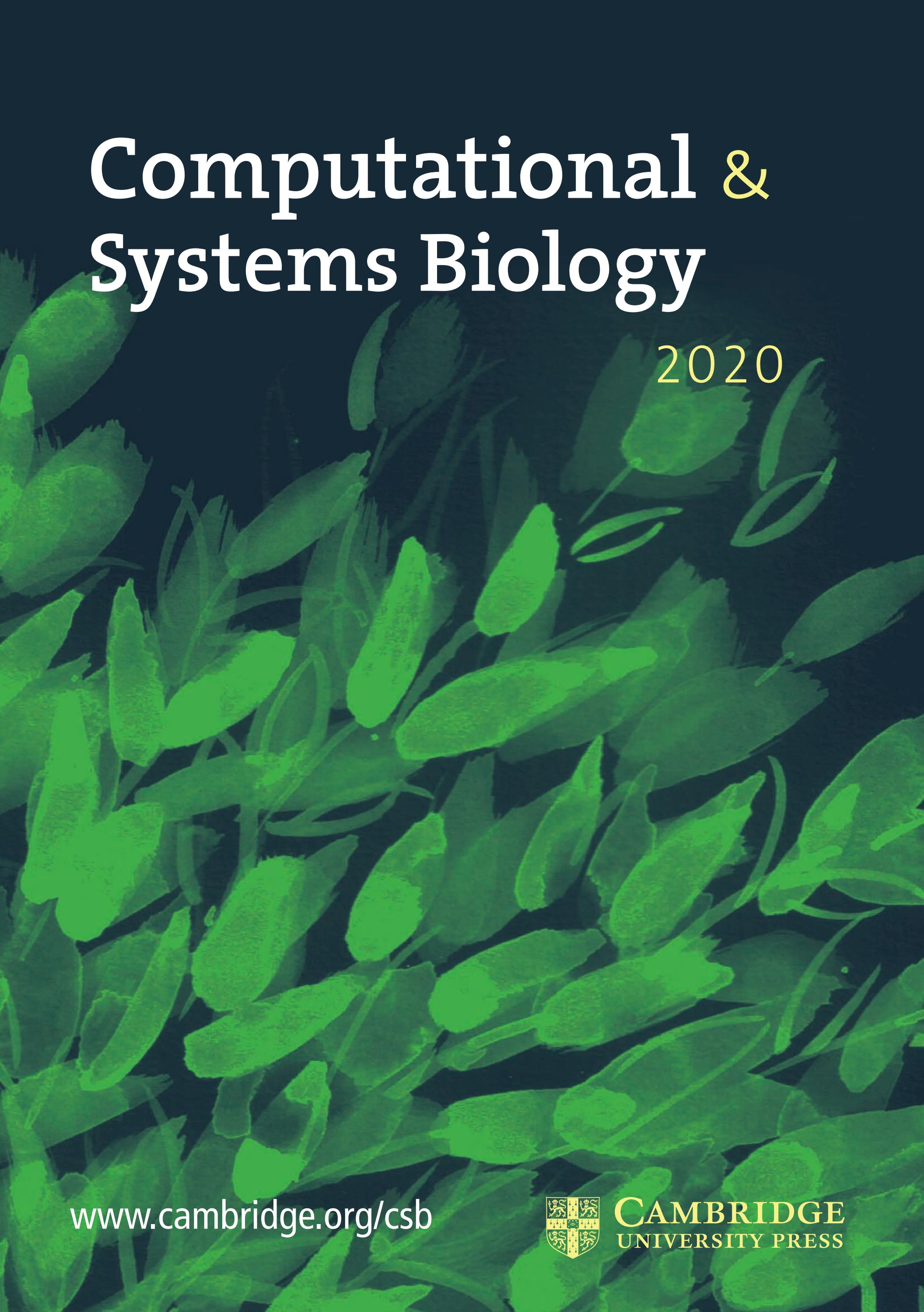 Computational and Systems Biology 2020 Books Catalogue by Cambridge
