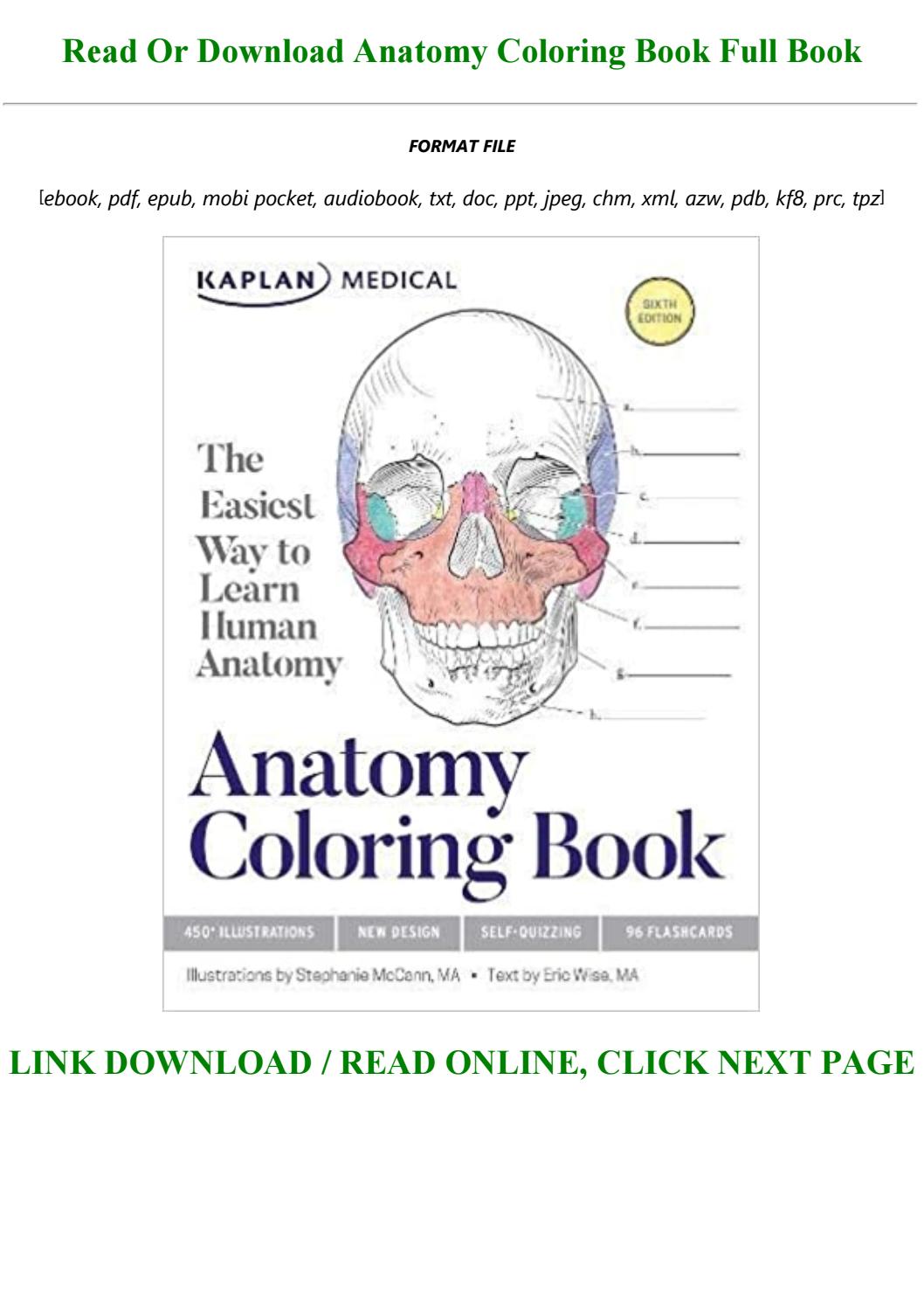 Read !Book Anatomy Coloring Book Full-Acces By Zariaatika1450 - Issuu - Read !Book Anatomy Coloring Book Full-Acces By Zariaatika1450 - Issuu