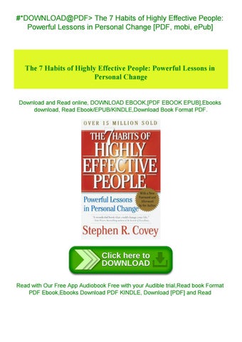 Buy The 7 habits of highly effective people powerful lessons in personal change No Survey