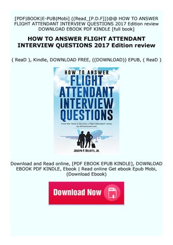 How To Answer Flight Attendant Interview Questions 2017 Edition Review By Fdxscdvfbgh Issuu