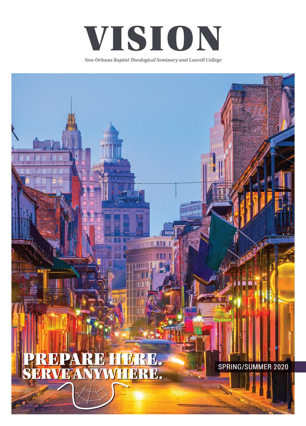 Vision Spring/Summer 2020 by New Orleans Baptist Theological Seminary