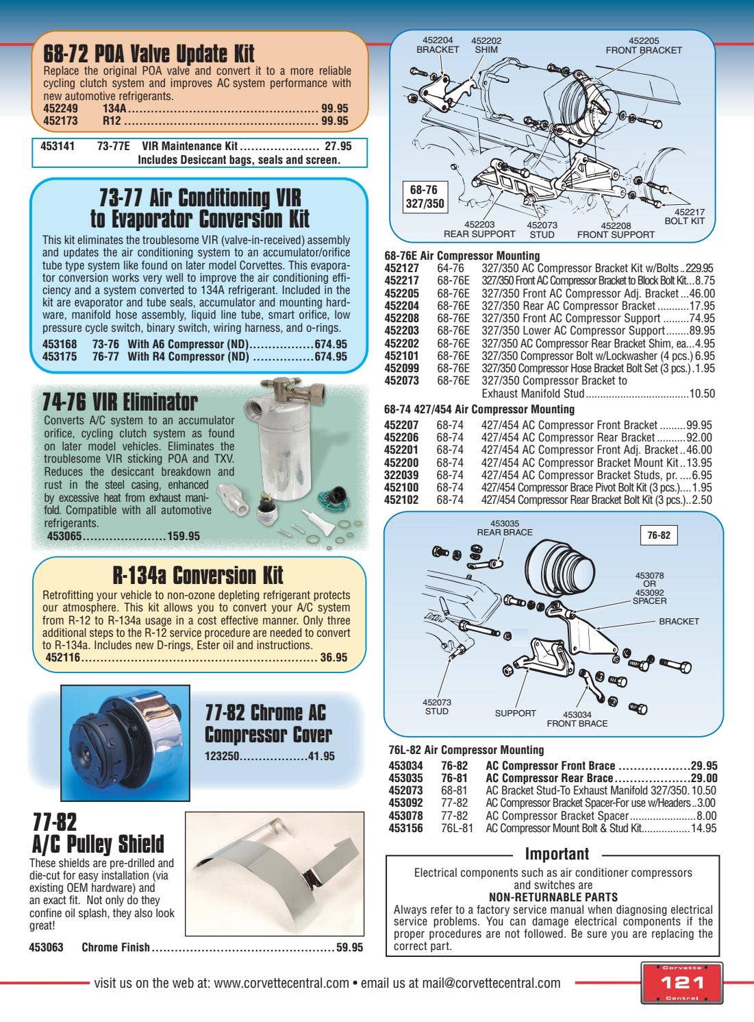 Corvette Central C3 (6882) Corvette Parts Catalog by Corvette Central