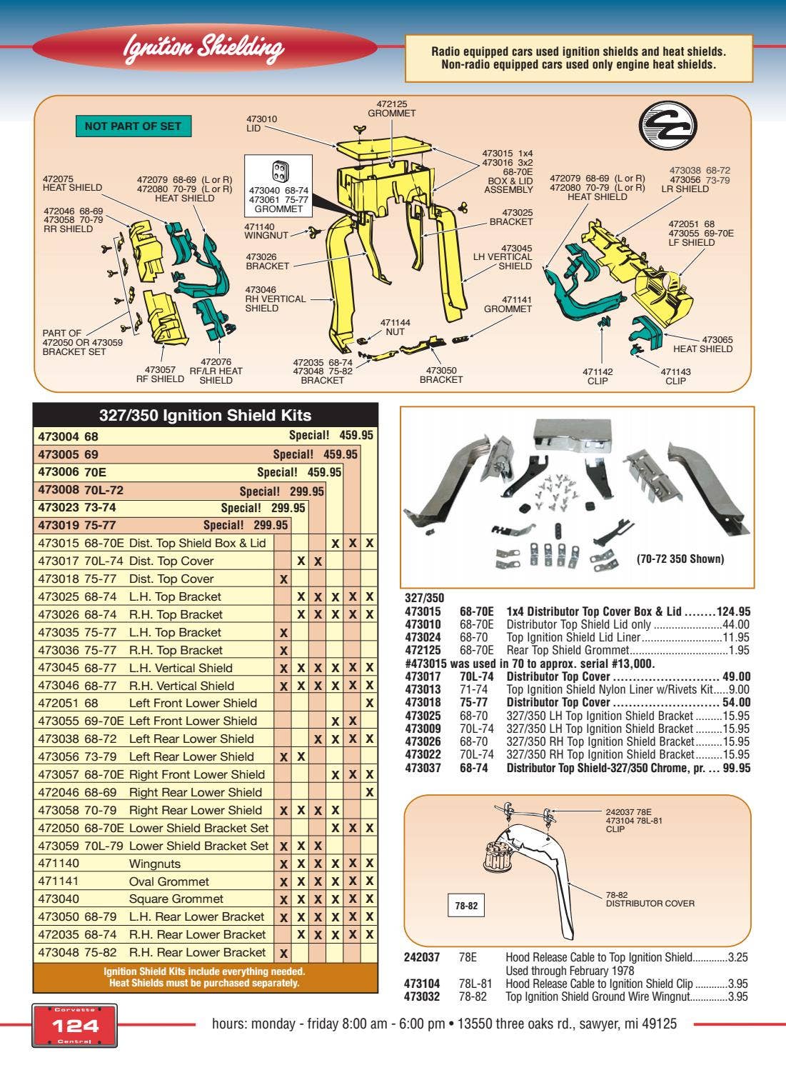 Corvette Central C3 (6882) Corvette Parts Catalog by Corvette Central