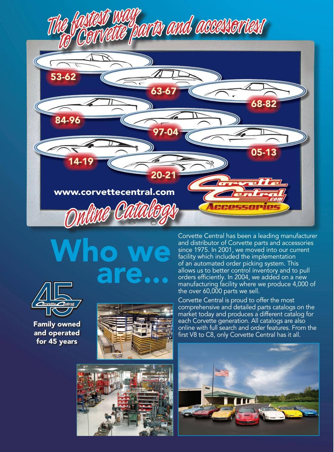 Corvette Central C3 (6882) Corvette Parts Catalog by Corvette Central