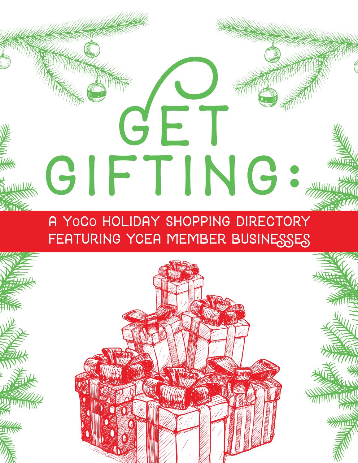 Get Gifting A YoCo Holiday Shopping Directory Featuring YCEA Member 