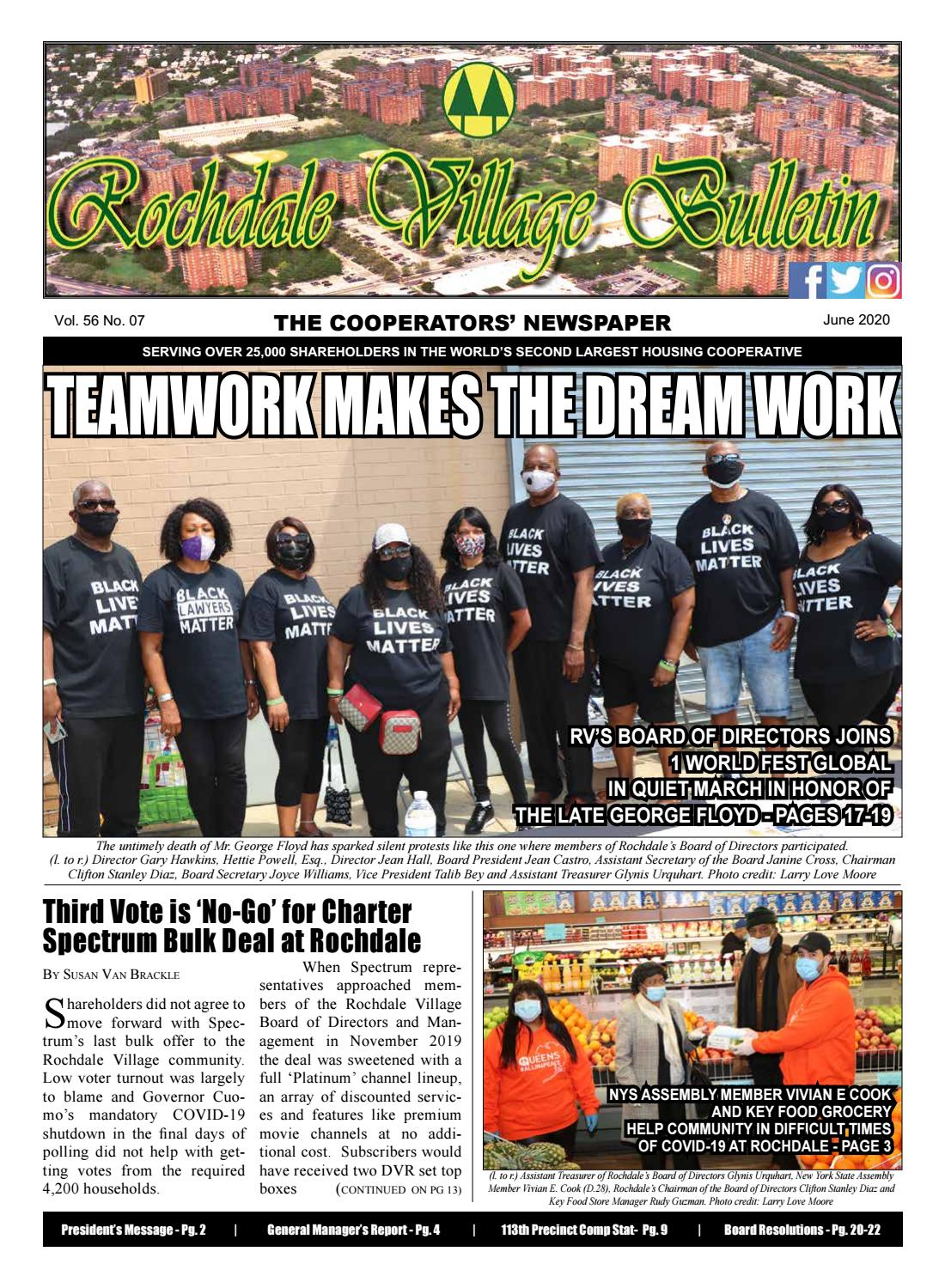 Rochdale Village Bulletin Newspaper June 2020 Issue by Rochdale