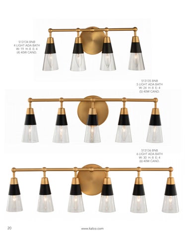 Kalco Lighting 灯饰目录 · June 2020 Supplement 第 21 页