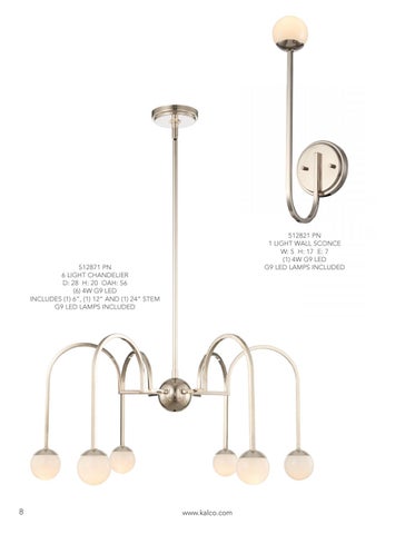 Kalco Lighting 灯饰目录 · June 2020 Supplement 第 9 页