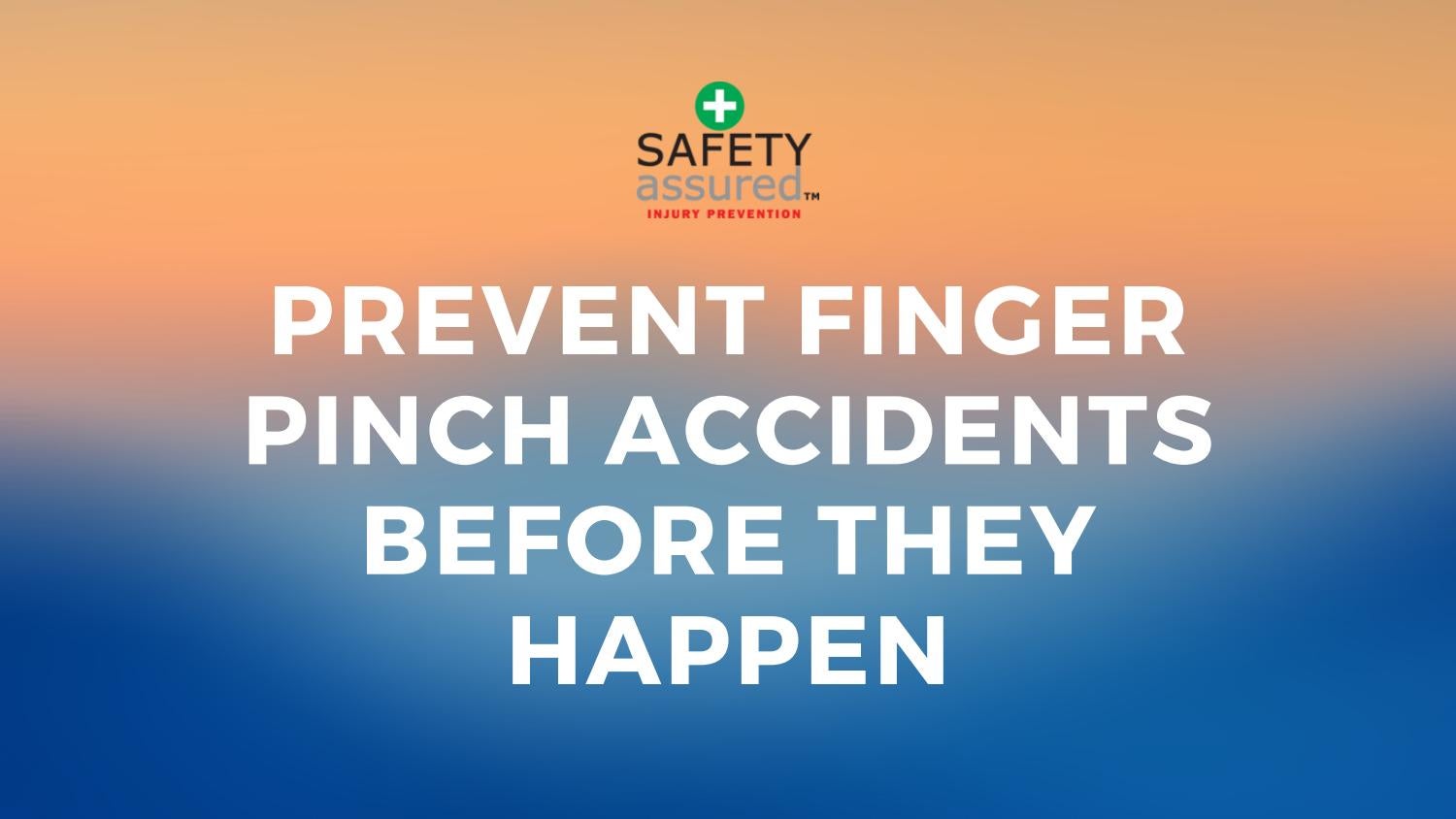 Prevent Finger Pinch Accidents Before They Happen by Safety Assured - Issuu
