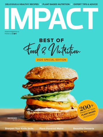 Cover of "IMPACT Magazine's Best of Food & Nutrition 2020 Special Edition"