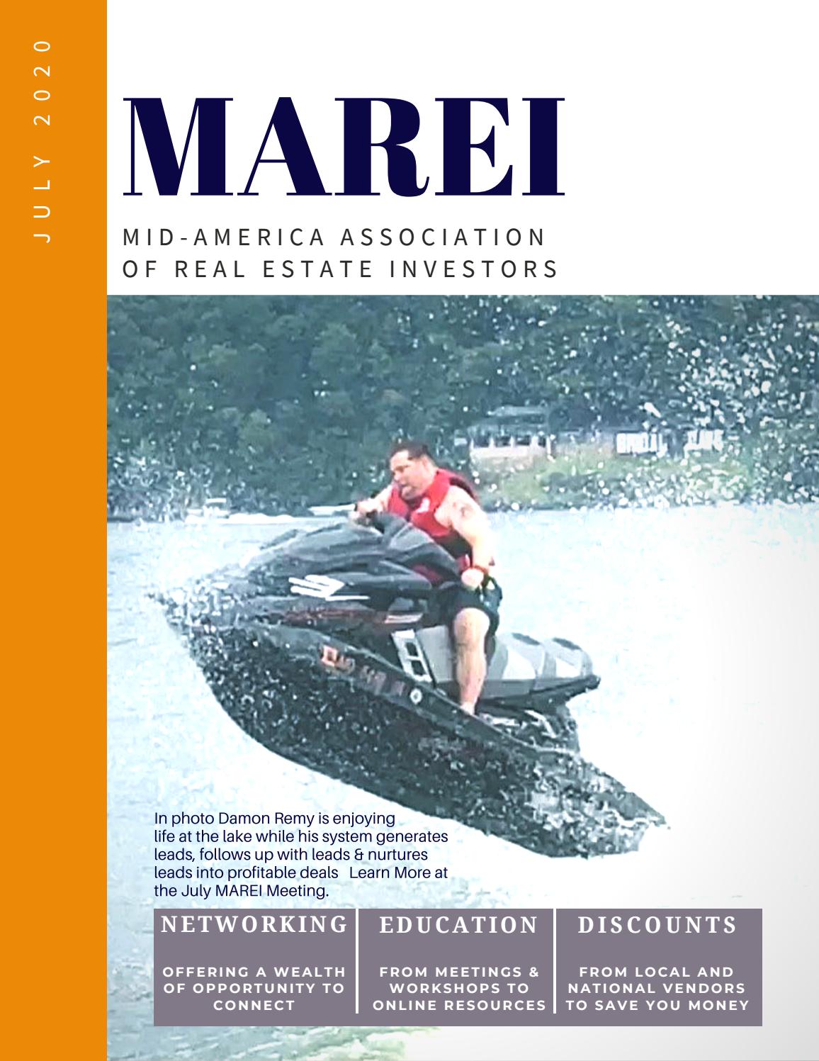 July Newsletter for MidAmerica Association of Real Estate Investors by