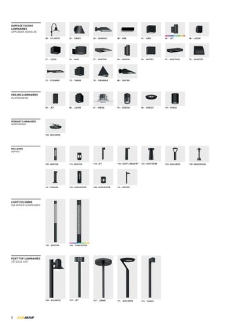 LIGMAN 灯饰目录 · Dark Sky Approved Luminaires 第 4 页