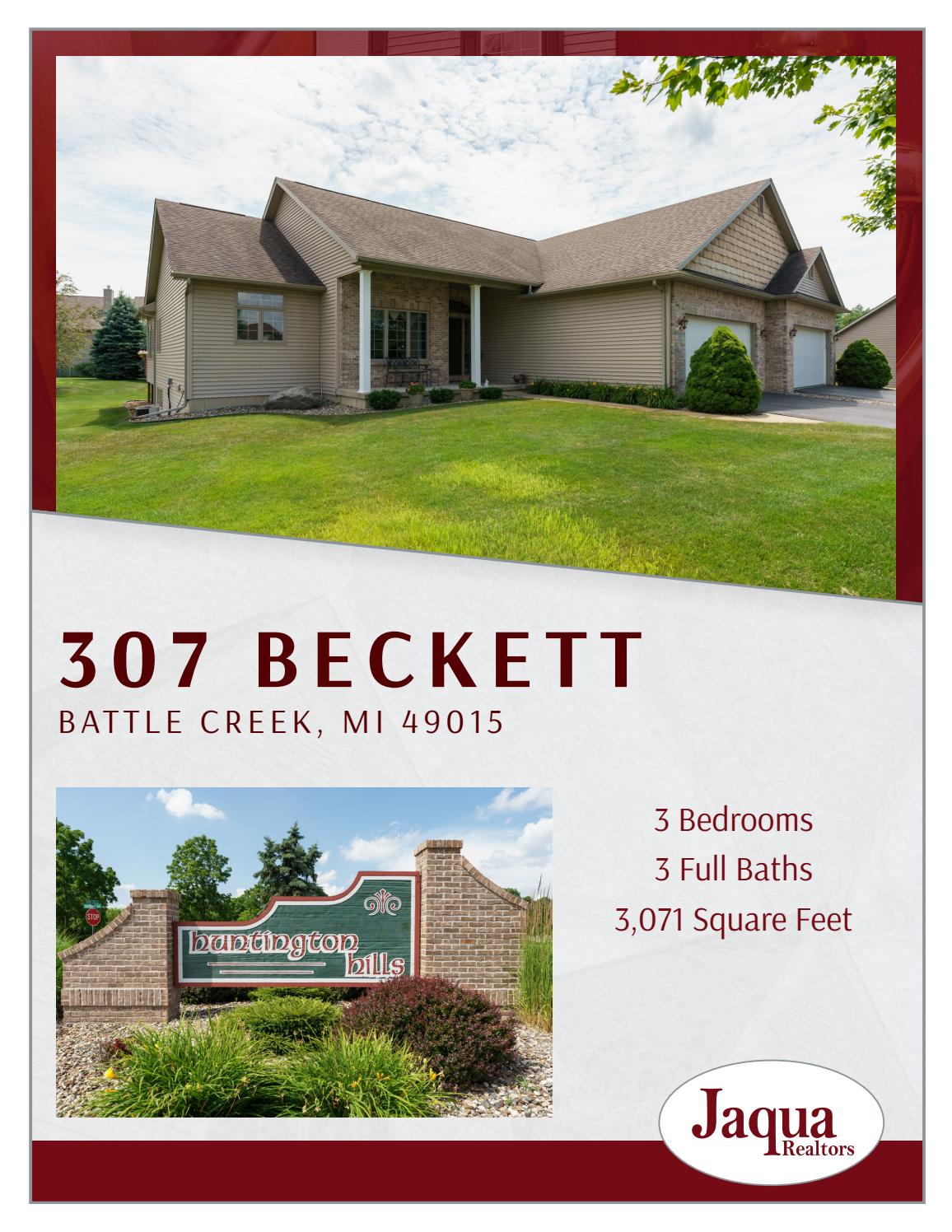 307 Beckett Park, Battle Creek by Jaqua Realtors Issuu