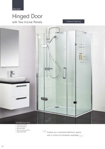 Roman Showers Product 家具手册 January 2020 第 20 页