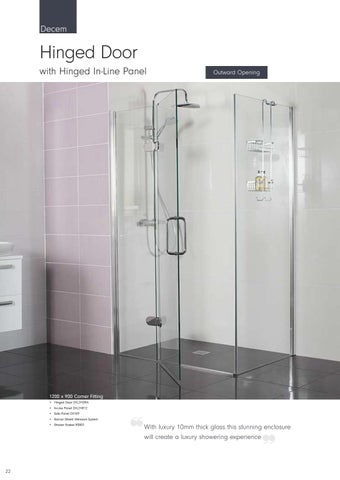 Roman Showers Product 家具手册 January 2020 第 22 页