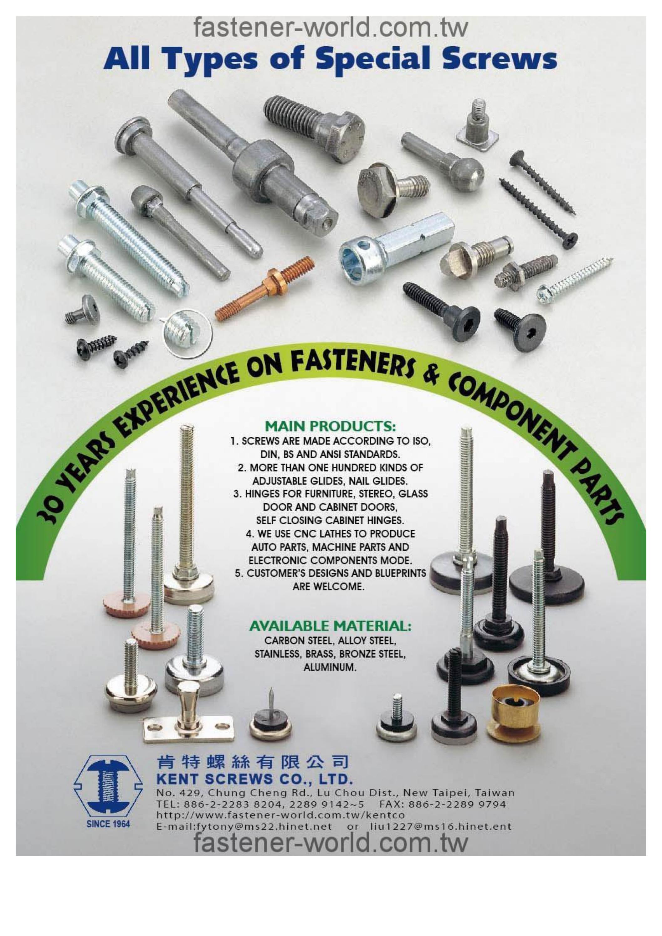 KENT SCREWS CO., LTD. from Fastener World Magazine. by FastenerWorld