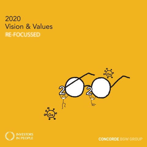 Cover of "2020 Vision & Values - Re-focussed"