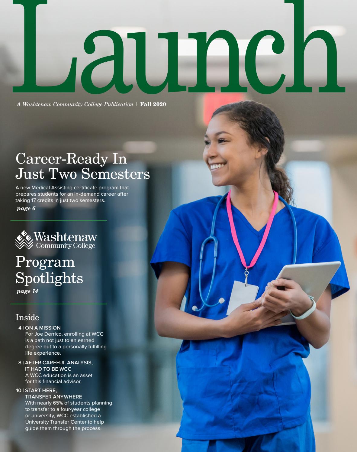 Launch Fall 2020 by Washtenaw Community College Issuu