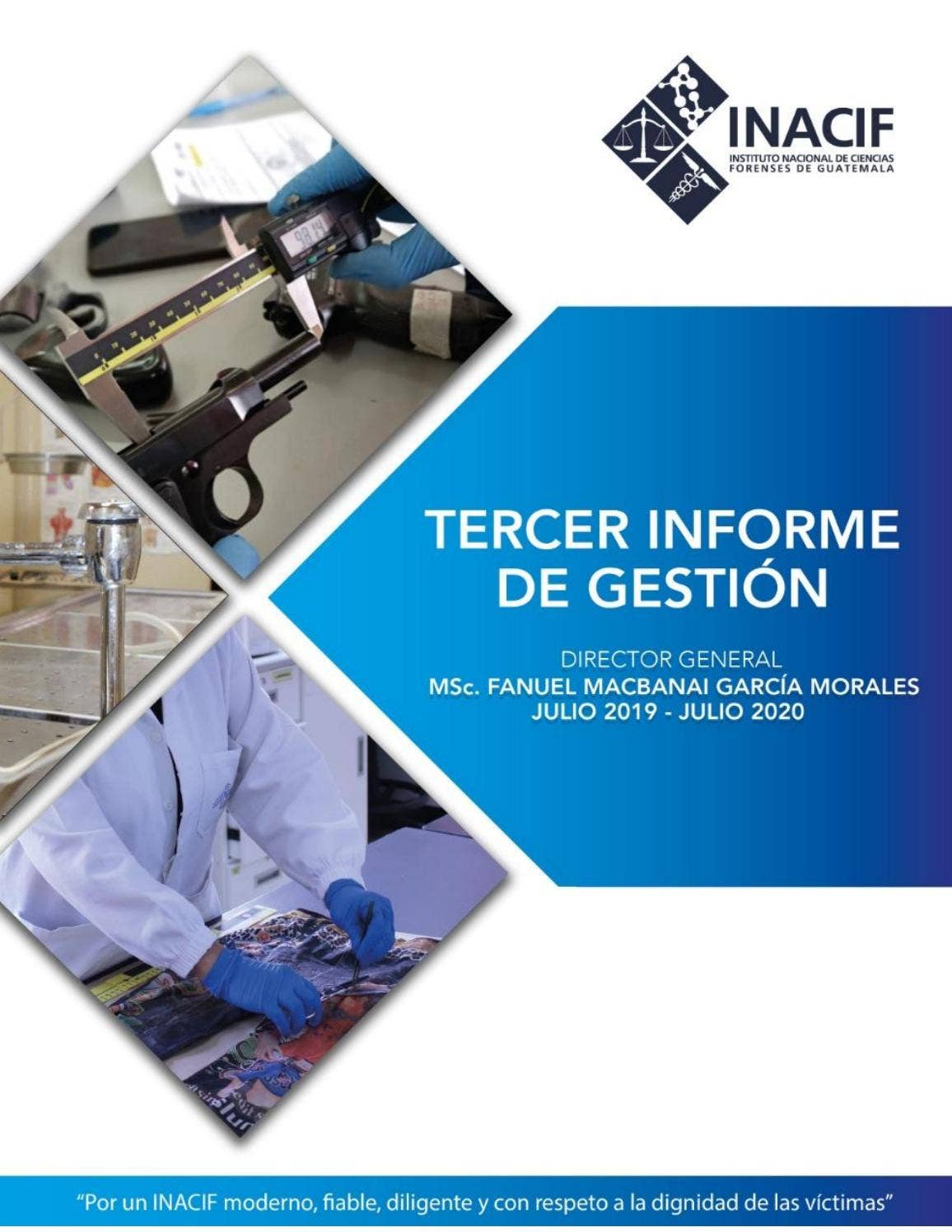 Tercer Informe de Gestión by Instituto Nacional de Ciencias Forenses de ...