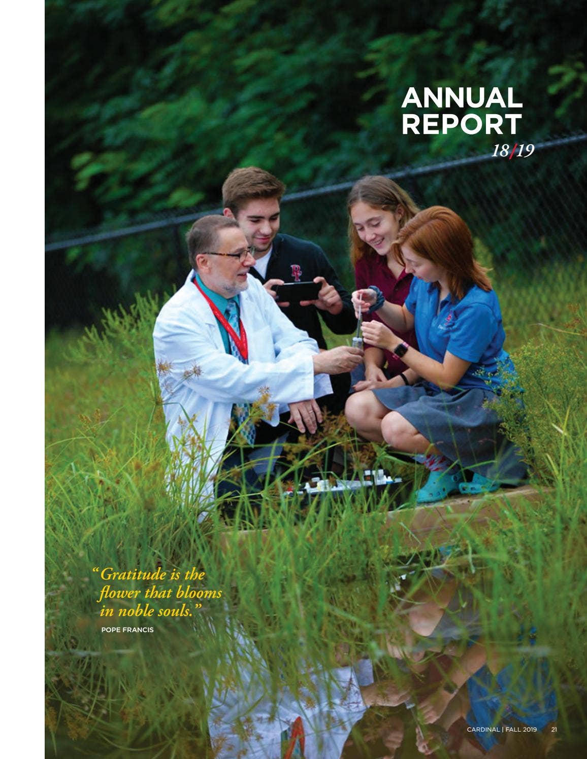Annual Report - Fall 2019 by Pope Francis Preparatory School - Issuu