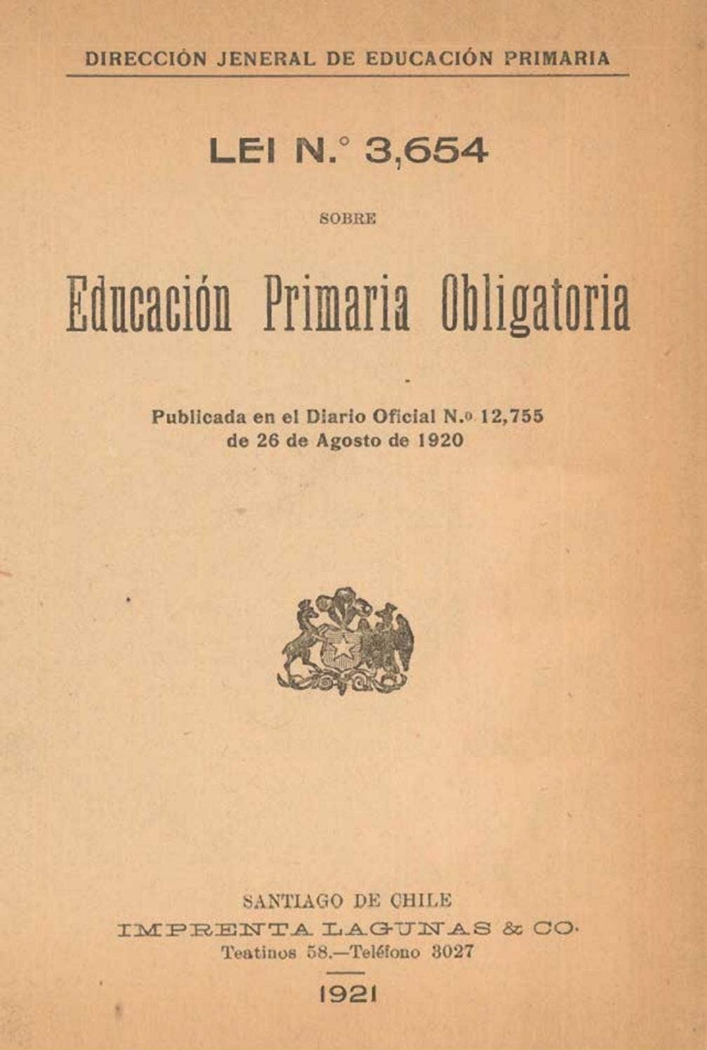 La Ley de Instrucción Primaria Obligatoria by Gran Logia de Chile - Issuu