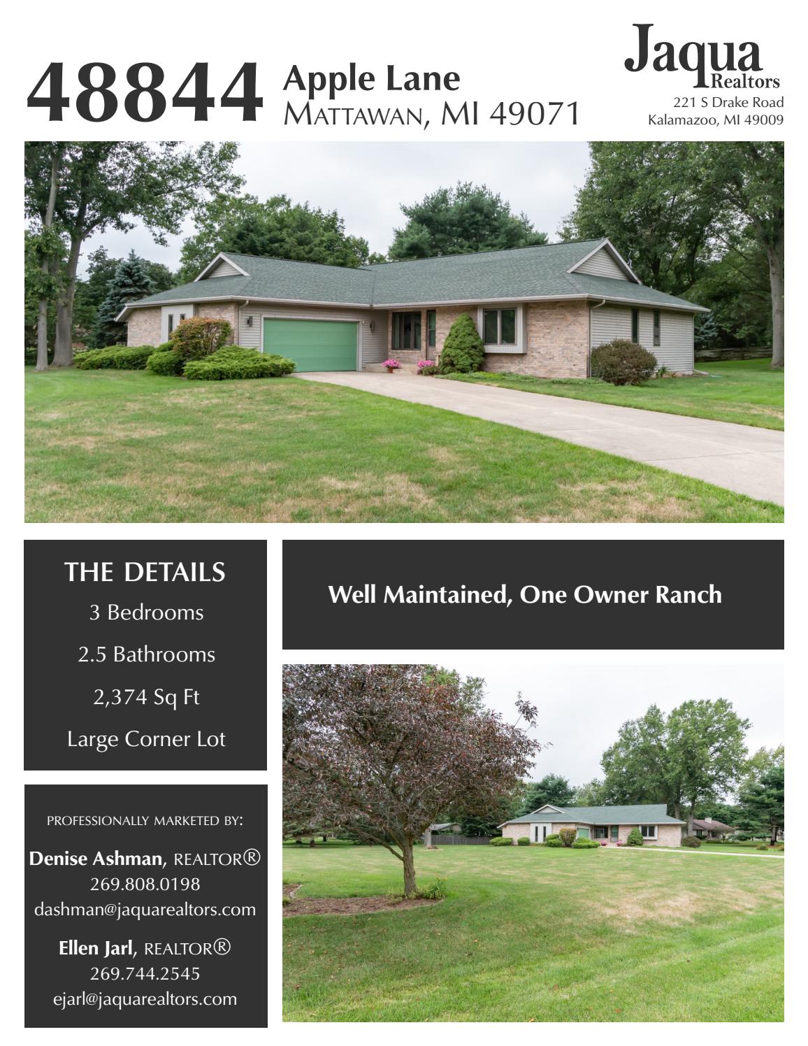 48844 Apple Lane, Mattawan by Jaqua Realtors Issuu